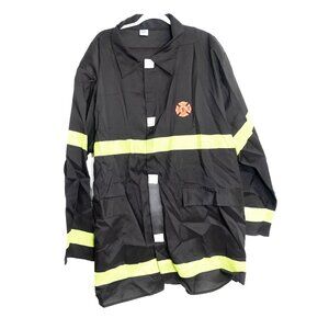 Firefighter Costume Size 2XL Jacket For Adults With Reflective Stripes